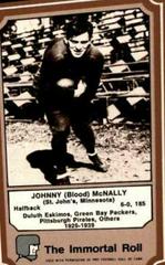 Johnny McNally #13 Football Cards 1975 Fleer Hall of Fame Prices