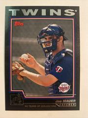 Joe Mauer [Black] Baseball Cards 2004 Topps Prices