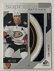 Cam Fowler [Patches] Hockey Cards 2021 SP Game Used Supreme Prices