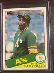 Dusty Baker #4T Baseball Cards 1985 Topps Traded Prices