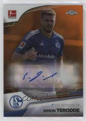 Simon Terodde [Orange] #BCA-STE Soccer Cards 2022 Topps Chrome Bundesliga Autographs Prices