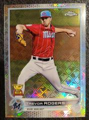 Trevor Rogers #3 Baseball Cards 2022 Topps Chrome Logofractor Prices