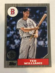 Ted Williams [Black] Baseball Cards 2022 Topps Update 1987 Prices