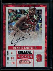 Dennis Smith Jr. [Autograph Cracked Ice] #60 Basketball Cards 2017 Panini Contenders Draft Picks Prices