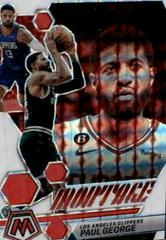 Paul George [White] #13 Basketball Cards 2022 Panini Mosaic Montage Prices