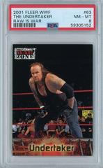 Undertaker Wrestling Cards 2001 Fleer WWF Raw Is War Prices