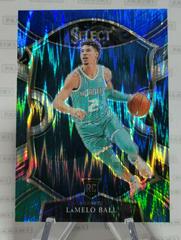 LaMelo Ball [Blue White Green Shimmer] Basketball Cards 2020 Panini Select Prices