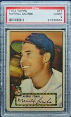 Merrill Combs #18 Baseball Cards 1952 Topps Prices