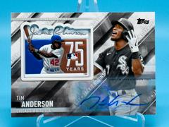 Tim Anderson [Autograph] #SEP-TA Baseball Cards 2022 Topps Update Special Event Patch Relics Prices