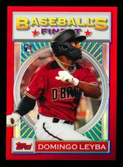 Domingo Leyba [Red Refractor] #81 Baseball Cards 2020 Topps Finest Flashbacks Prices
