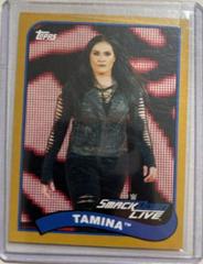 Tamina [Gold] #78 Wrestling Cards 2018 Topps WWE Heritage Prices