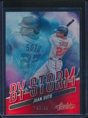 Juan Soto [Spectrum Red] Baseball Cards 2022 Panini Absolute By Storm Prices