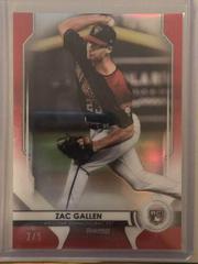 Zac Gallen [Red Refractor] #BSR-91 Baseball Cards 2020 Bowman Sterling Prices