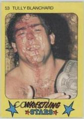 Tully Blanchard #53 Wrestling Cards 1986 Monty Gum Wrestling Stars Prices