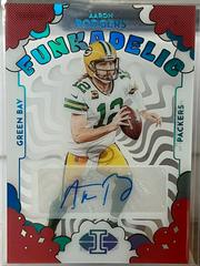 Aaron Rodgers [Signature Red] Football Cards 2022 Panini Illusions Funkadelic Prices