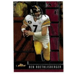 Ben Roethlisberger #5 Football Cards 2008 Topps Finest Prices