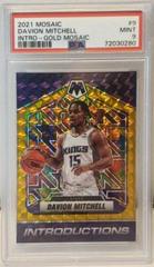 Davion Mitchell [Gold] #9 Basketball Cards 2021 Panini Mosaic Introductions Prices