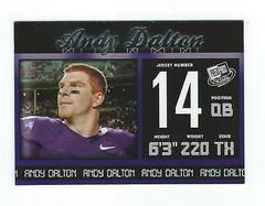 Andy Dalton #38 Football Cards 2011 Press Pass Prices