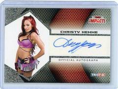 Christy Hemme Wrestling Cards 2009 TriStar TNA Impact Autograph Prices