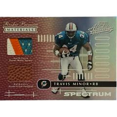 Travis Minor [Spectrum] Football Cards 2001 Playoff Absolute Memorabilia Prices