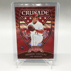 Shohei Ohtani [Ruby Wave] Baseball Cards 2018 Panini Chronicles Crusade Prices