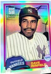 Dave Winfield [1981 Reprint Retrofractor] #T103 Baseball Cards 2001 Topps Chrome Traded Prices