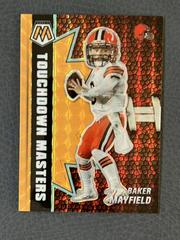 Baker Mayfield [Orange Fluorescent] Football Cards 2021 Panini Mosaic Touchdown Masters Prices