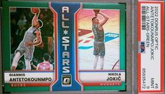Giannis Antetokounmpo, Nikola Jokic [Green] #6 Basketball Cards 2022 Panini Donruss Optic All Stars Prices