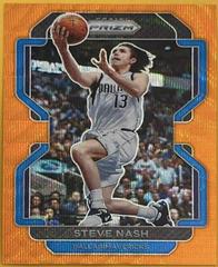 Steve Nash [Orange Wave] #264 Basketball Cards 2021 Panini Prizm Prices