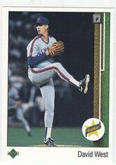 David West [Star Rookie] #7 Baseball Cards 1989 Upper Deck Prices
