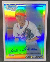 Julio Teheran [Refractor Autograph] #BCP105 Baseball Cards 2010 Bowman Chrome Prospects Prices