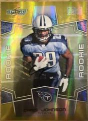 Chris Johnson [Gold Zone Autograph] Football Cards 2008 Panini Score Select Prices