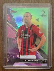Zlatan Ibrahimovic [Neon Green] Soccer Cards 2021 Topps Finest UEFA Champions League Prices