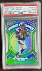 Adrian Peterson [Green Refractor] #RFM-AP Football Cards 2007 Topps Finest Moments Prices
