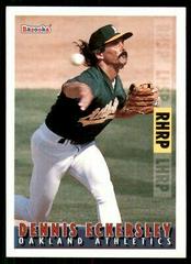 Dennis Eckersley Baseball Cards 1995 Bazooka Prices