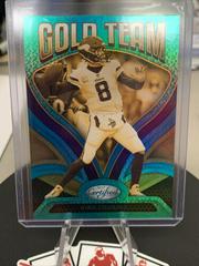 Kirk Cousins [Teal] #GT-10 Football Cards 2022 Panini Certified Gold Team Prices