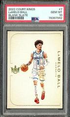 LaMelo Ball #7 Basketball Cards 2022 Panini Court Kings Blank Slate Prices