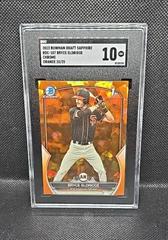 Bryce Eldridge [Orange Sapphire] #BDC-107 Baseball Cards 2023 Bowman Draft Chrome Sapphire Prices