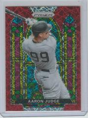 Aaron Judge [Red Velocity] #SG-5 Baseball Cards 2021 Panini Prizm Stained Glass Prices