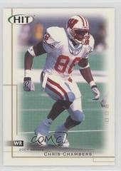 Chris Chambers Football Cards 2001 Sage Hit Prices