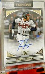 Freddie Freeman Baseball Cards 2022 Topps Definitive Defining Images Autograph Collection Prices