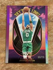 Jayson Tatum [Purple] #5 Basketball Cards 2023 Panini Recon Sky’s the Limit Prices