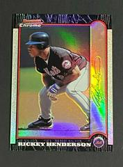 Rickey Henderson [Refractor] Baseball Cards 1999 Bowman Chrome Prices