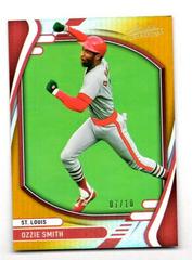 Ozzie Smith [Spectrum Gold] #93 Baseball Cards 2022 Panini Absolute Prices