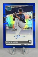 Bryan Abreu [Blue] #RRS-BA Baseball Cards 2020 Panini Donruss Optic Rated Rookies Signatures Prices