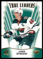 Jared Spurgeon [Green] Hockey Cards 2021 SP Authentic True Leaders Prices