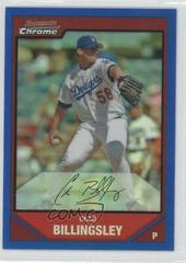 Chad Billingsley [Orange Refractor] #17 Baseball Cards 2007 Bowman Chrome Prices
