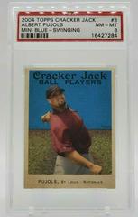 Albert Pujols [Mini Blue Swinging] #3 Baseball Cards 2004 Topps Cracker Jack Prices