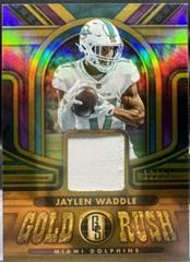 Jaylen Waddle [Rose Gold] #GR-JW Football Cards 2023 Panini Gold Standard Rush Prices