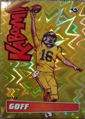 Jared Goff [Gold] #K-JG Football Cards 2019 Panini Absolute Kaboom Prices